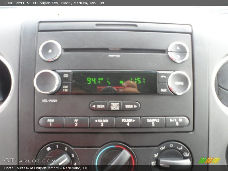 Black / Medium/Dark Flint 2008 Ford F150 XLT SuperCrew