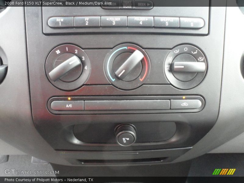 Black / Medium/Dark Flint 2008 Ford F150 XLT SuperCrew