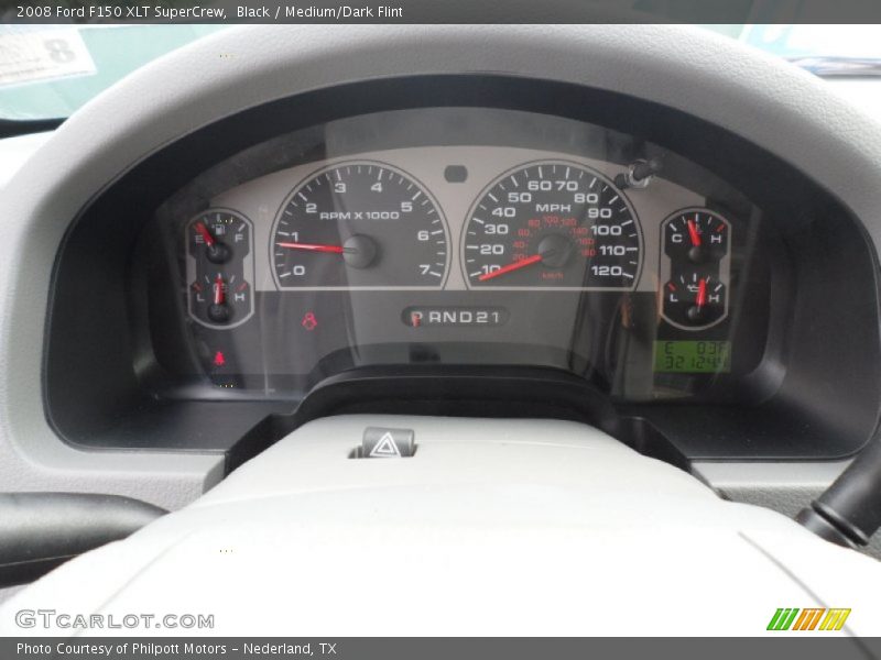 Black / Medium/Dark Flint 2008 Ford F150 XLT SuperCrew
