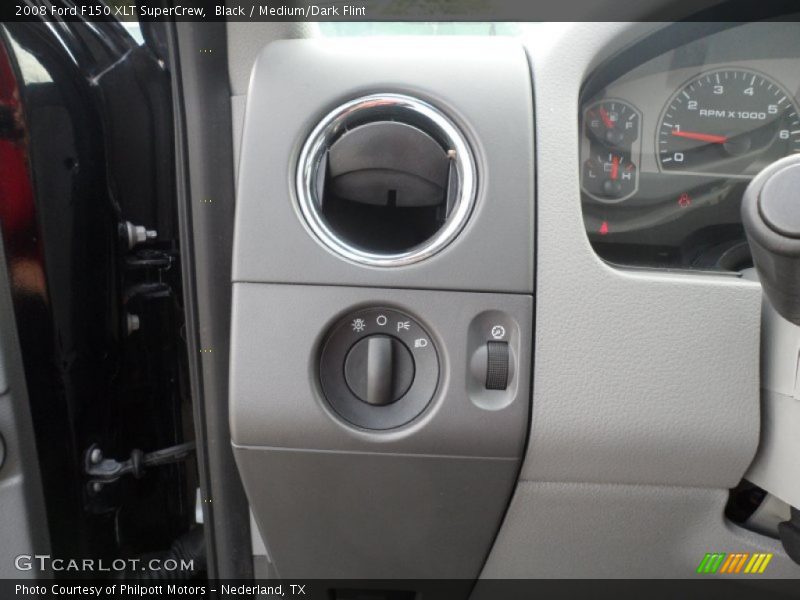 Black / Medium/Dark Flint 2008 Ford F150 XLT SuperCrew