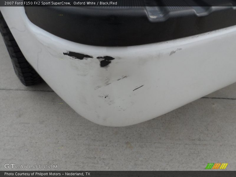 Oxford White / Black/Red 2007 Ford F150 FX2 Sport SuperCrew