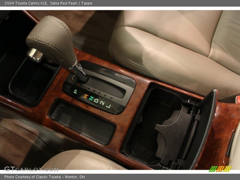 Salsa Red Pearl / Taupe 2004 Toyota Camry XLE
