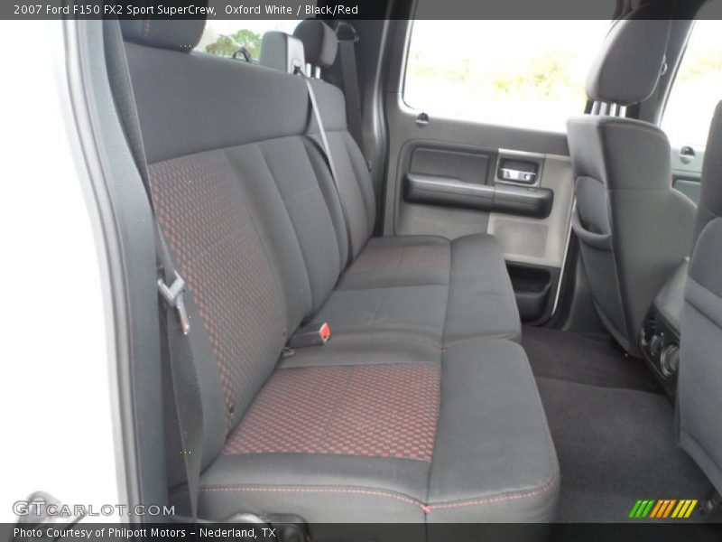  2007 F150 FX2 Sport SuperCrew Black/Red Interior