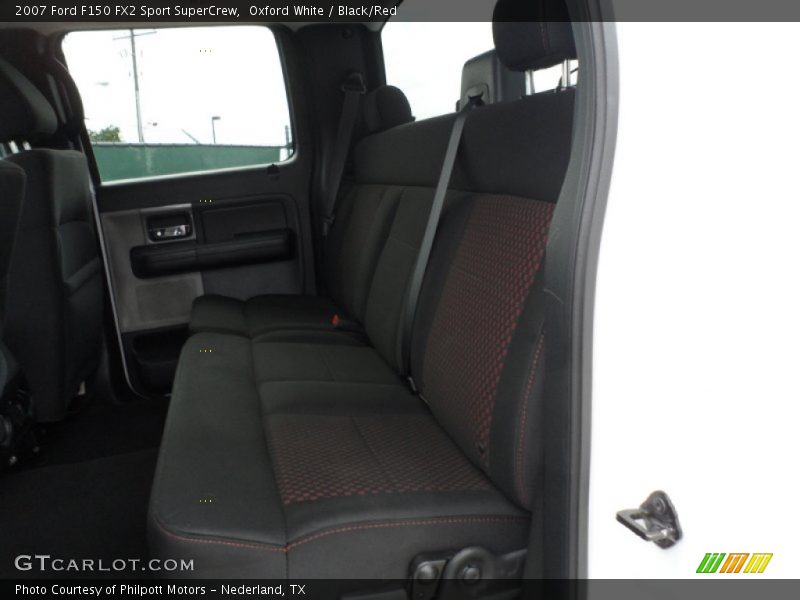 Oxford White / Black/Red 2007 Ford F150 FX2 Sport SuperCrew