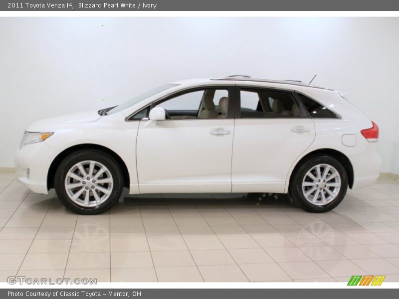 Blizzard Pearl White / Ivory 2011 Toyota Venza I4