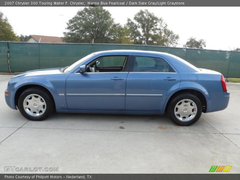 Marine Blue Pearlcoat / Dark Slate Gray/Light Graystone 2007 Chrysler 300 Touring Walter P. Chrysler