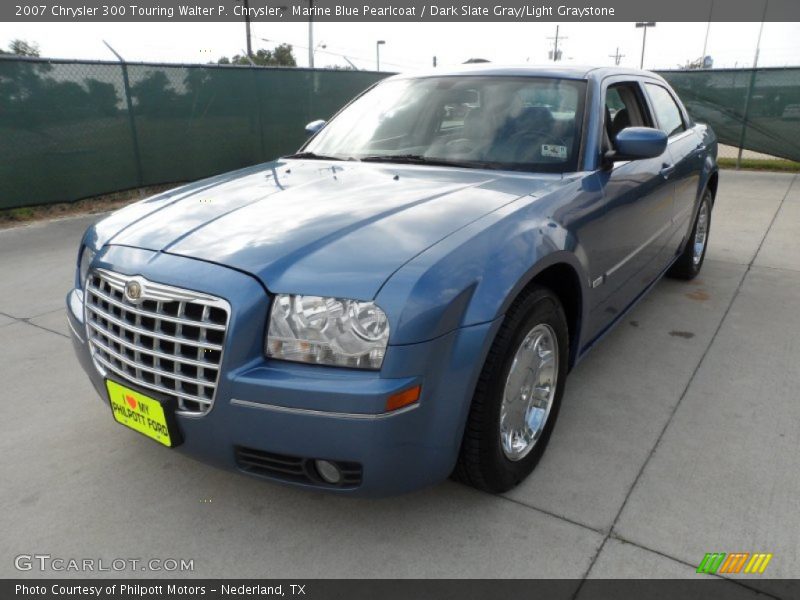 Marine Blue Pearlcoat / Dark Slate Gray/Light Graystone 2007 Chrysler 300 Touring Walter P. Chrysler