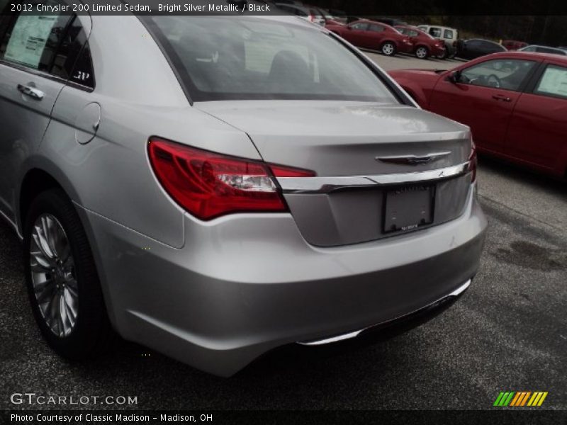 Bright Silver Metallic / Black 2012 Chrysler 200 Limited Sedan