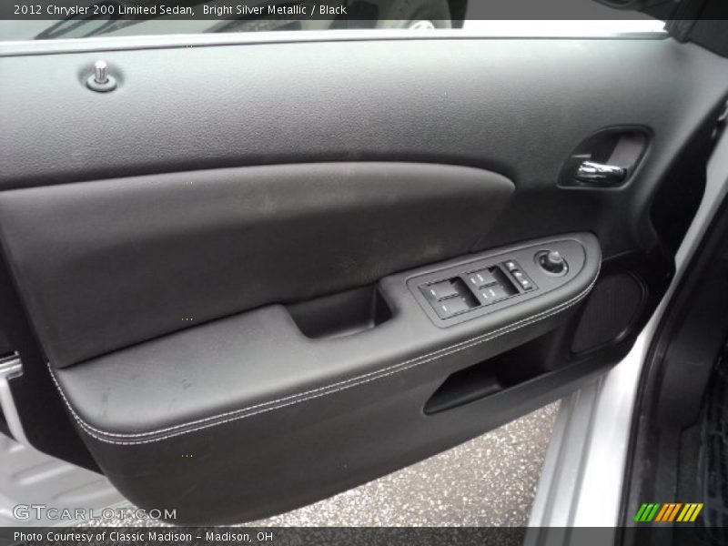 Bright Silver Metallic / Black 2012 Chrysler 200 Limited Sedan