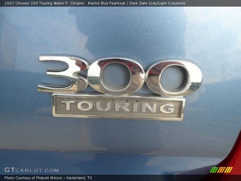 Marine Blue Pearlcoat / Dark Slate Gray/Light Graystone 2007 Chrysler 300 Touring Walter P. Chrysler