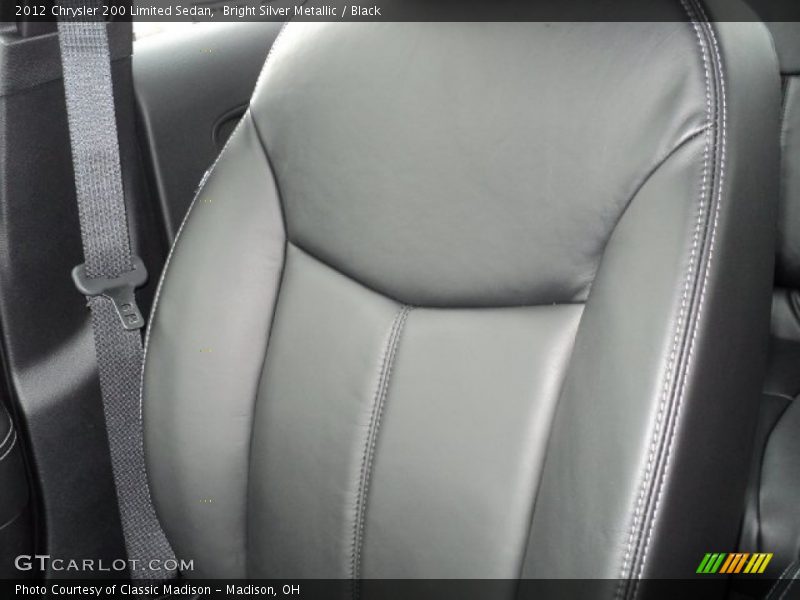 Bright Silver Metallic / Black 2012 Chrysler 200 Limited Sedan