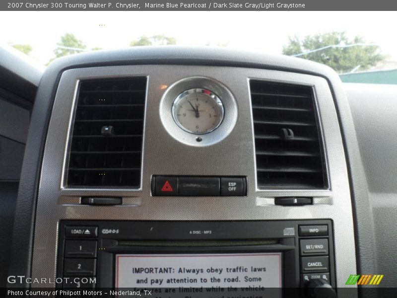 Marine Blue Pearlcoat / Dark Slate Gray/Light Graystone 2007 Chrysler 300 Touring Walter P. Chrysler