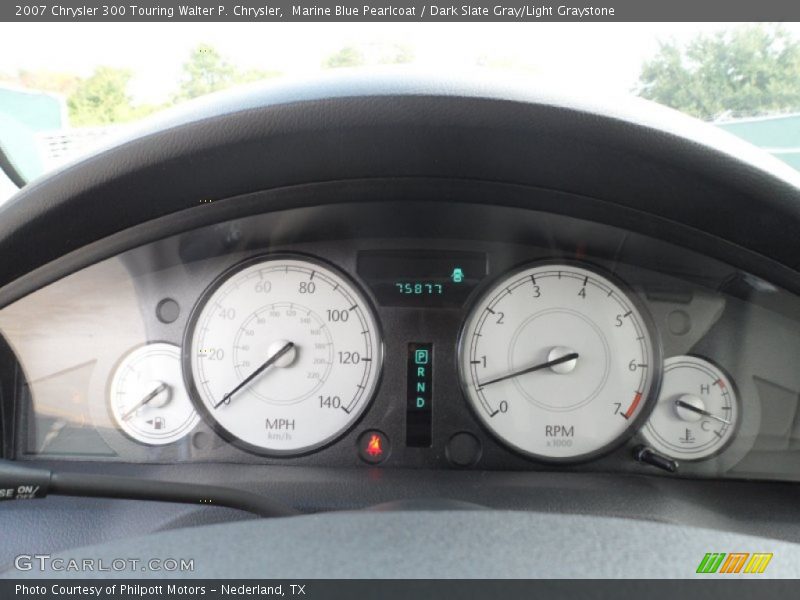 Marine Blue Pearlcoat / Dark Slate Gray/Light Graystone 2007 Chrysler 300 Touring Walter P. Chrysler