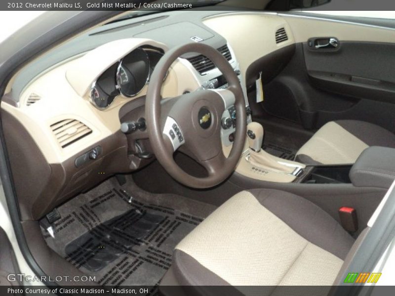 Gold Mist Metallic / Cocoa/Cashmere 2012 Chevrolet Malibu LS