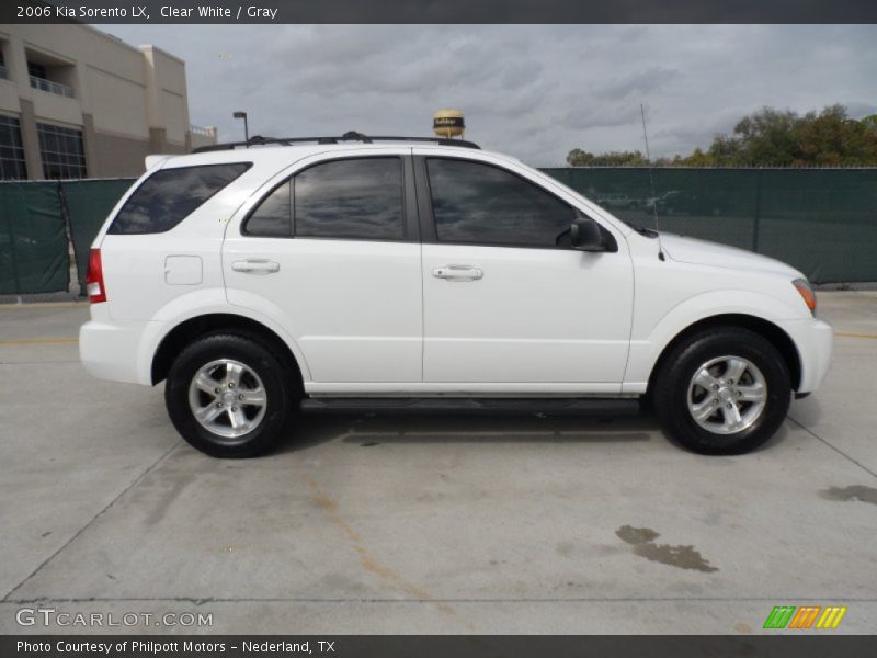 Clear White / Gray 2006 Kia Sorento LX