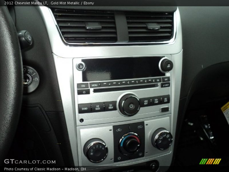 Gold Mist Metallic / Ebony 2012 Chevrolet Malibu LT