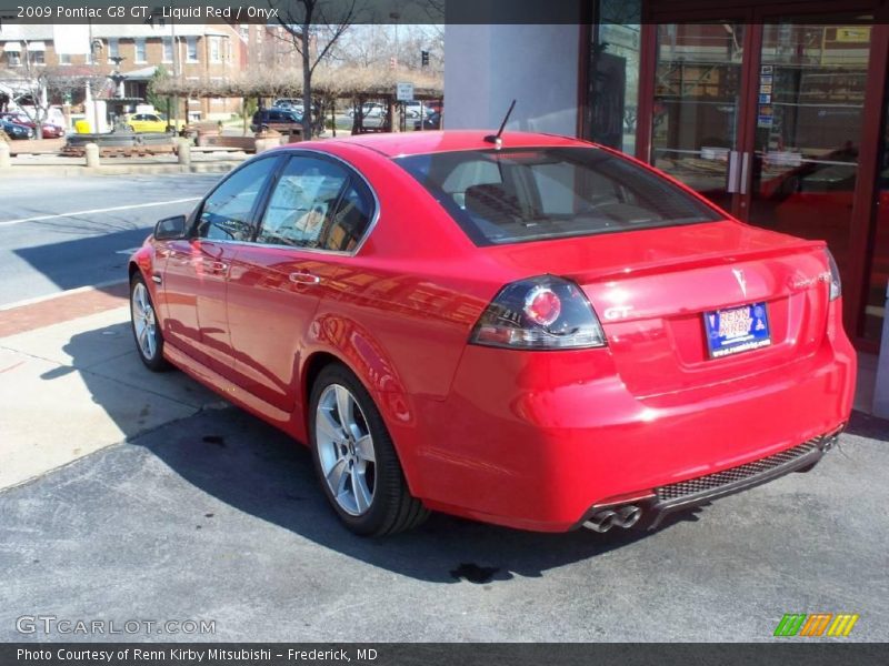 Liquid Red / Onyx 2009 Pontiac G8 GT