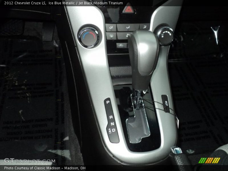 Ice Blue Metallic / Jet Black/Medium Titanium 2012 Chevrolet Cruze LS