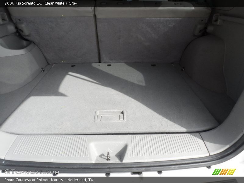 Clear White / Gray 2006 Kia Sorento LX