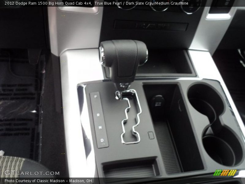  2012 Ram 1500 Big Horn Quad Cab 4x4 6 Speed Automatic Shifter