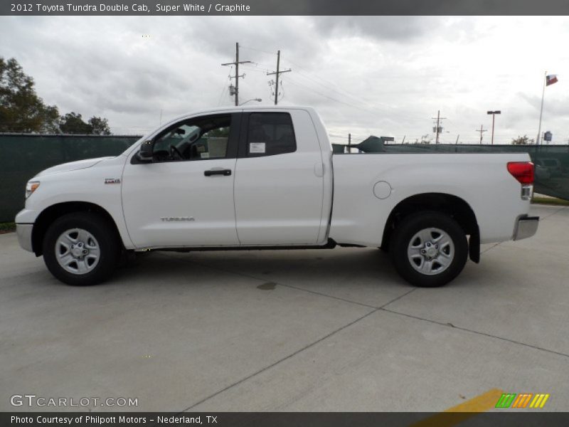 Super White / Graphite 2012 Toyota Tundra Double Cab