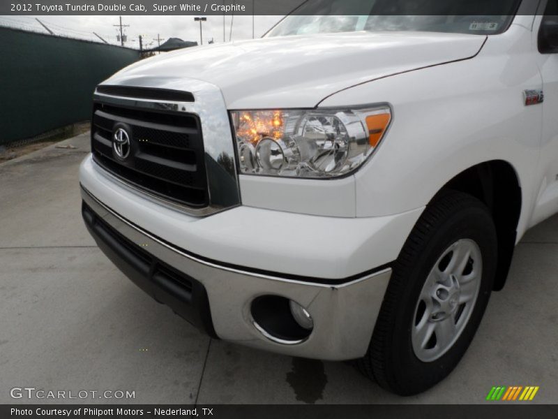 Super White / Graphite 2012 Toyota Tundra Double Cab