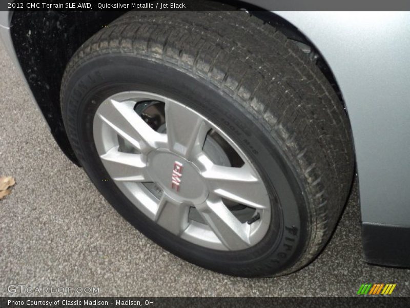 Quicksilver Metallic / Jet Black 2012 GMC Terrain SLE AWD