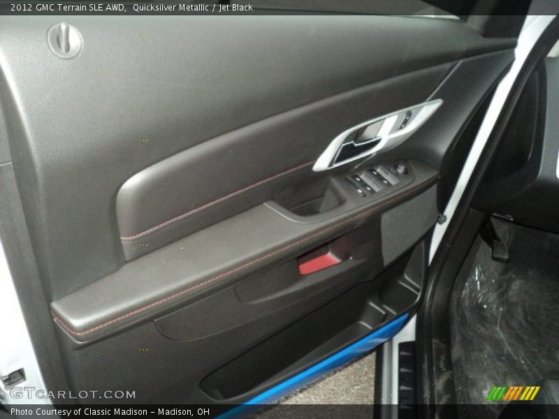 Quicksilver Metallic / Jet Black 2012 GMC Terrain SLE AWD