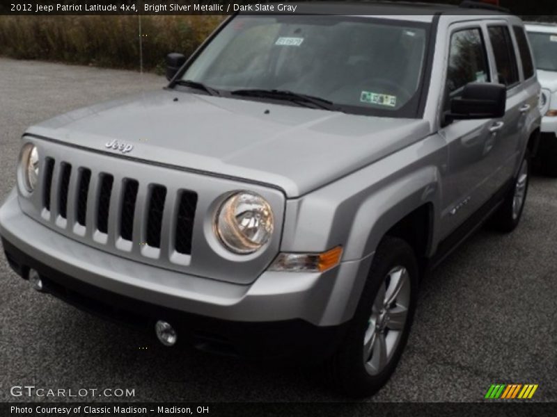 Bright Silver Metallic / Dark Slate Gray 2012 Jeep Patriot Latitude 4x4