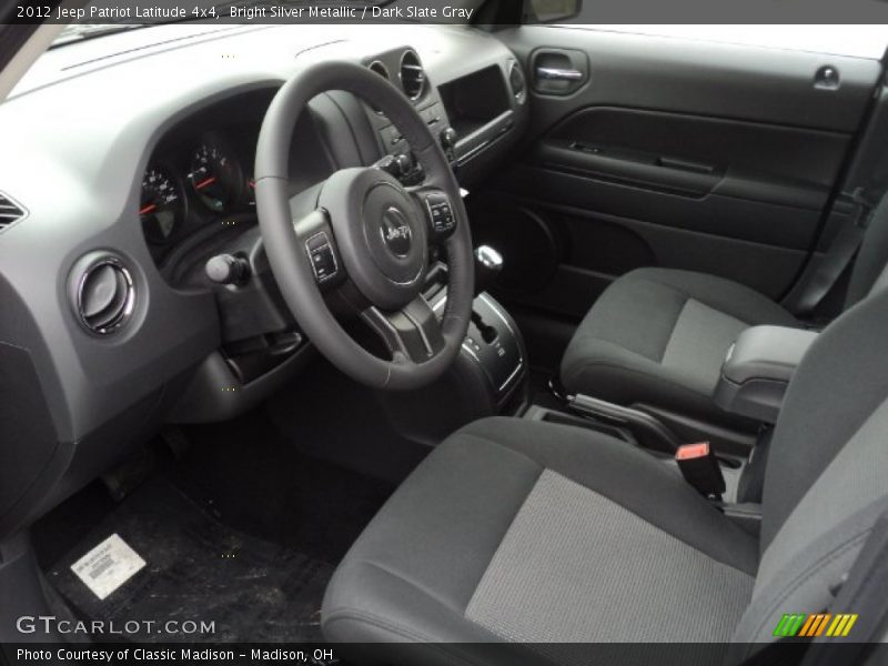 Bright Silver Metallic / Dark Slate Gray 2012 Jeep Patriot Latitude 4x4
