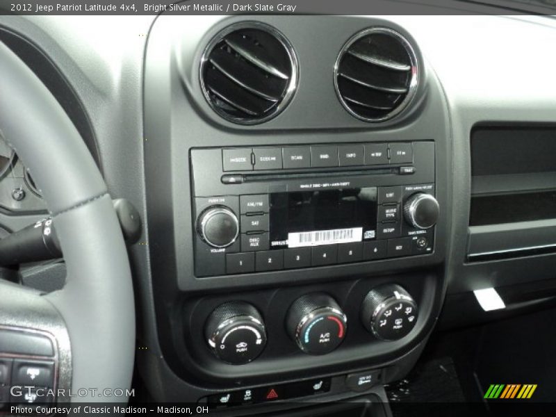 Bright Silver Metallic / Dark Slate Gray 2012 Jeep Patriot Latitude 4x4