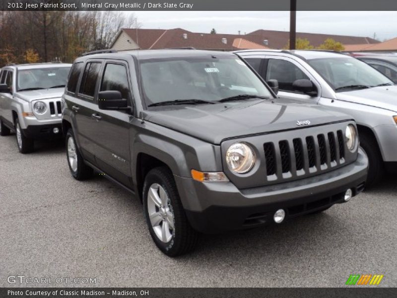 Mineral Gray Metallic / Dark Slate Gray 2012 Jeep Patriot Sport