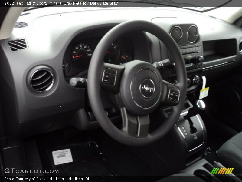 Mineral Gray Metallic / Dark Slate Gray 2012 Jeep Patriot Sport