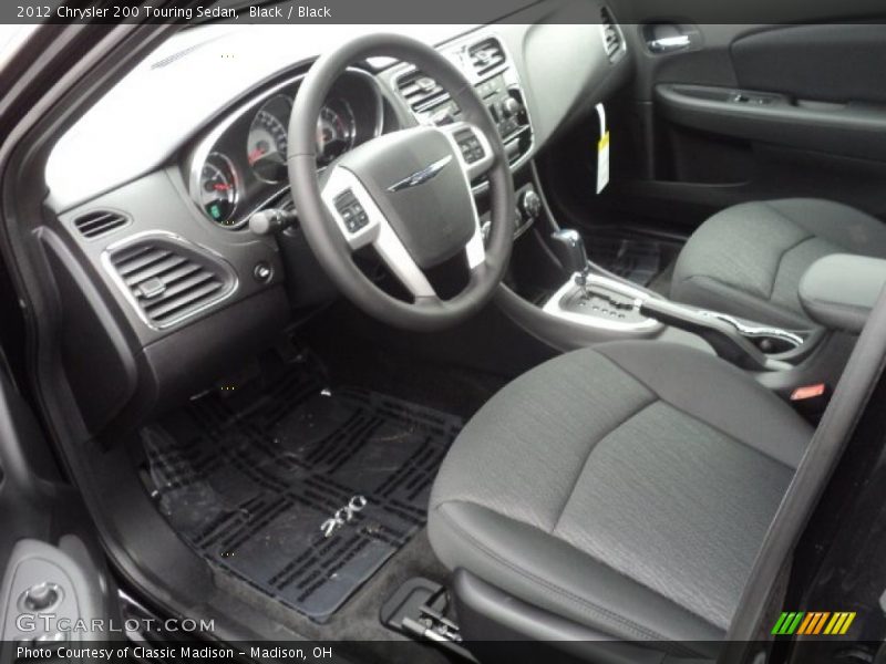 Black / Black 2012 Chrysler 200 Touring Sedan