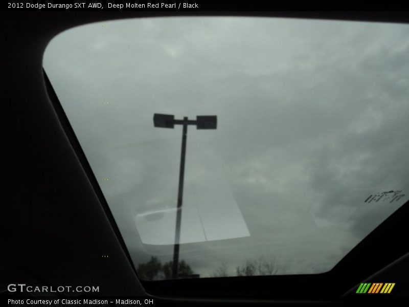 Deep Molten Red Pearl / Black 2012 Dodge Durango SXT AWD