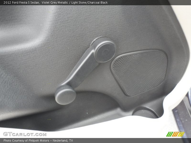 Violet Grey Metallic / Light Stone/Charcoal Black 2012 Ford Fiesta S Sedan