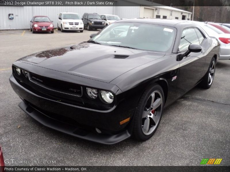 Front 3/4 View of 2012 Challenger SRT8 392