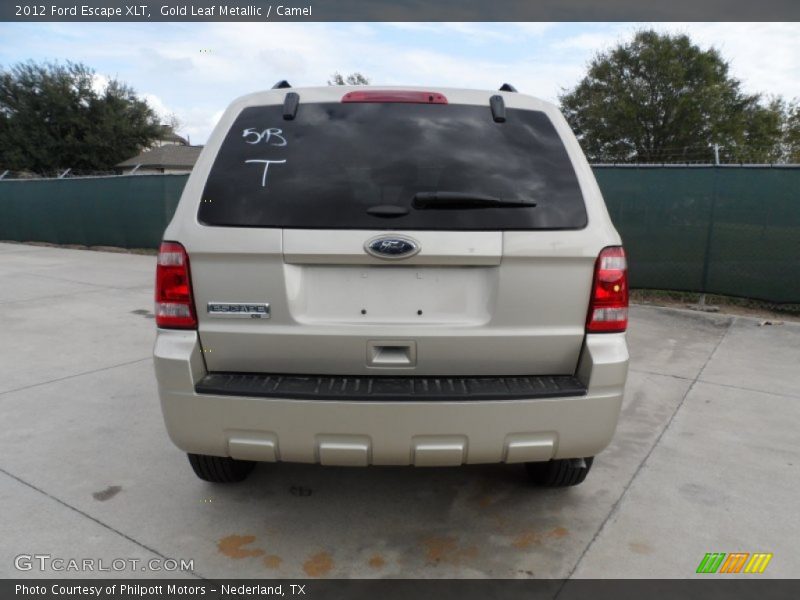 Gold Leaf Metallic / Camel 2012 Ford Escape XLT