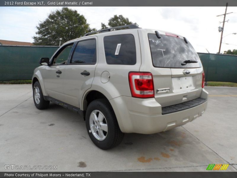 Gold Leaf Metallic / Camel 2012 Ford Escape XLT