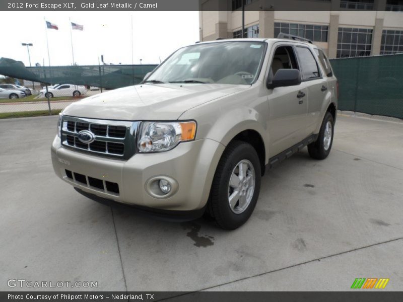 Gold Leaf Metallic / Camel 2012 Ford Escape XLT