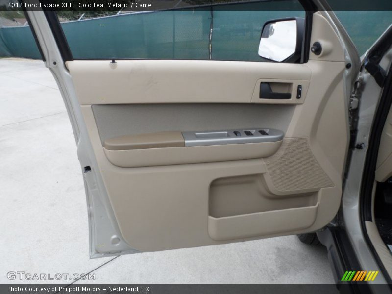 Gold Leaf Metallic / Camel 2012 Ford Escape XLT