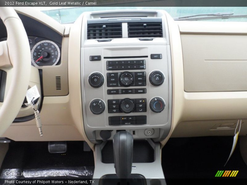Gold Leaf Metallic / Camel 2012 Ford Escape XLT