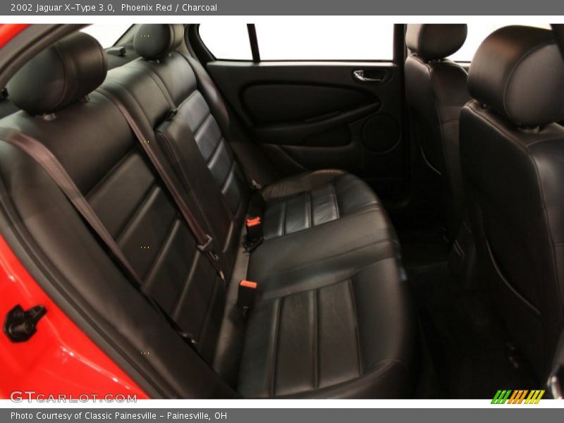 Phoenix Red / Charcoal 2002 Jaguar X-Type 3.0