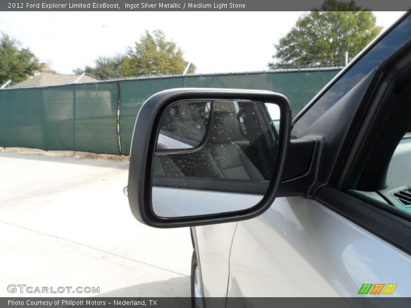 Ingot Silver Metallic / Medium Light Stone 2012 Ford Explorer Limited EcoBoost