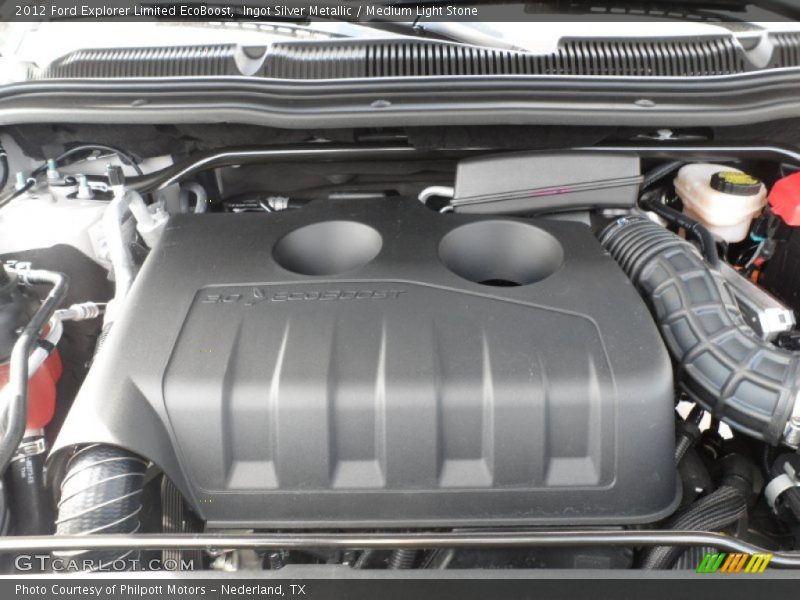 Ingot Silver Metallic / Medium Light Stone 2012 Ford Explorer Limited EcoBoost