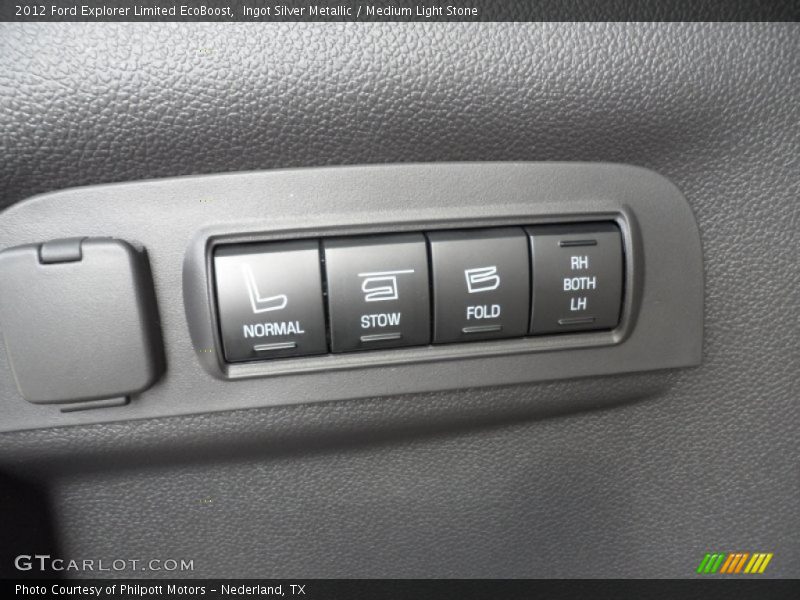 Ingot Silver Metallic / Medium Light Stone 2012 Ford Explorer Limited EcoBoost