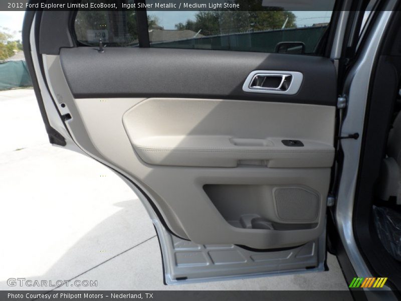 Ingot Silver Metallic / Medium Light Stone 2012 Ford Explorer Limited EcoBoost