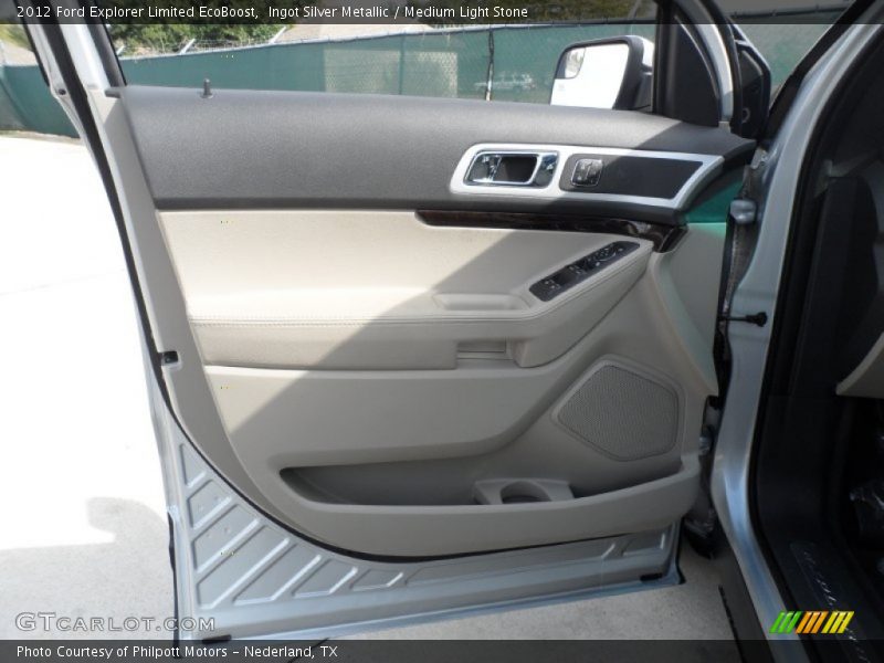 Ingot Silver Metallic / Medium Light Stone 2012 Ford Explorer Limited EcoBoost