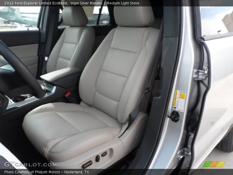 Limited drivers seat in medium light stone leather - 2012 Ford Explorer Limited EcoBoost