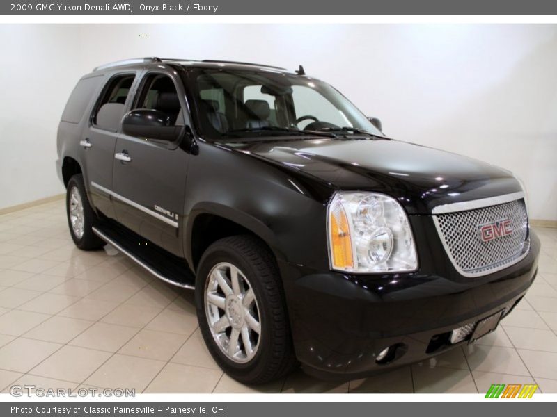 Onyx Black / Ebony 2009 GMC Yukon Denali AWD